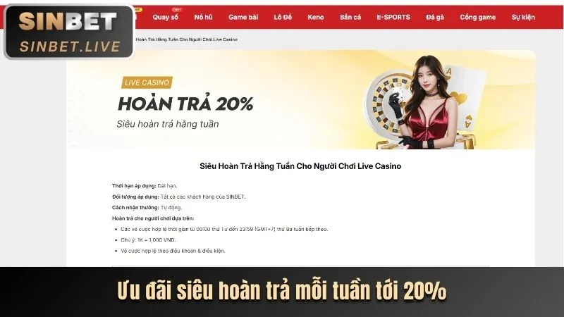 Tiền thưởng chào mừng tại Vin77 khuyến mãi